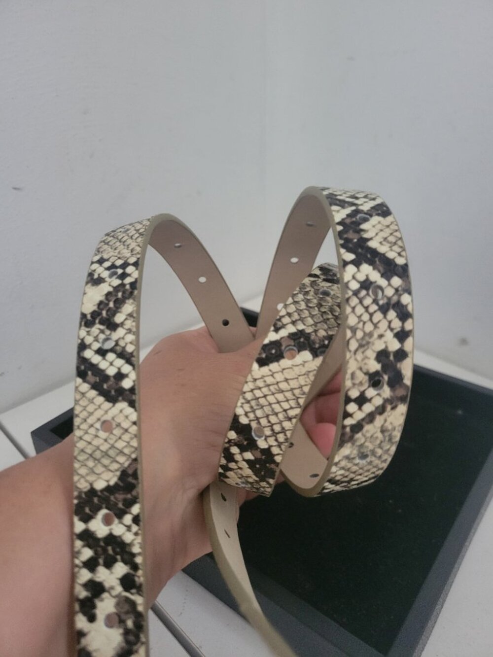 Faux Python Print Belt Size Med-Large - Picture 4 of 4